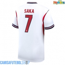 Camisa de time de futebol Inglaterra Bukayo Saka #7 Replicas 1º Equipamento Mundo 2026 Manga Curta